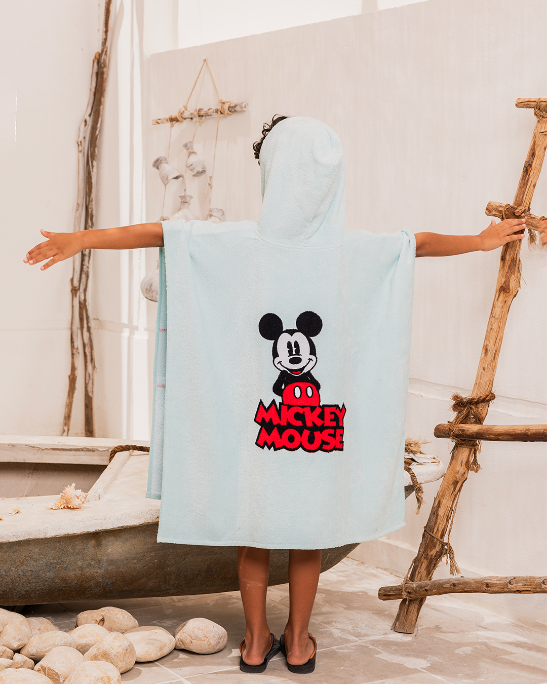 Mickey Mouse poncho for my boys