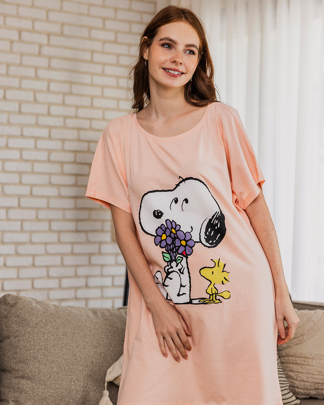Snoopy Women's Snoopy Printed Shirt