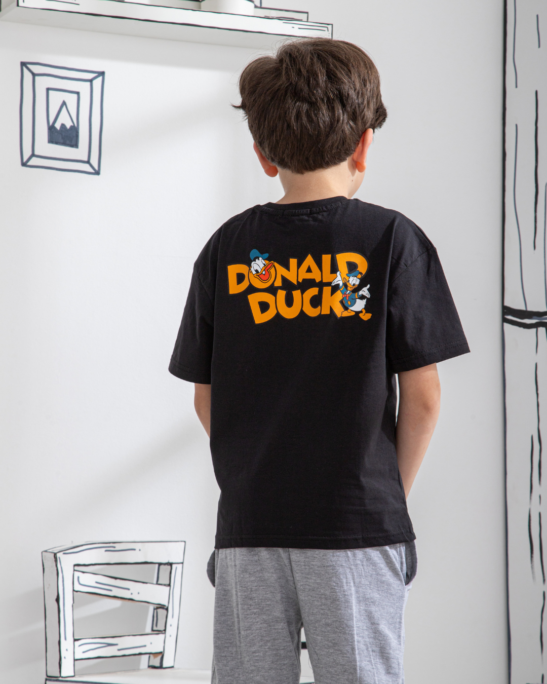 Donald Duck بيجاما أولادي نُص كُم