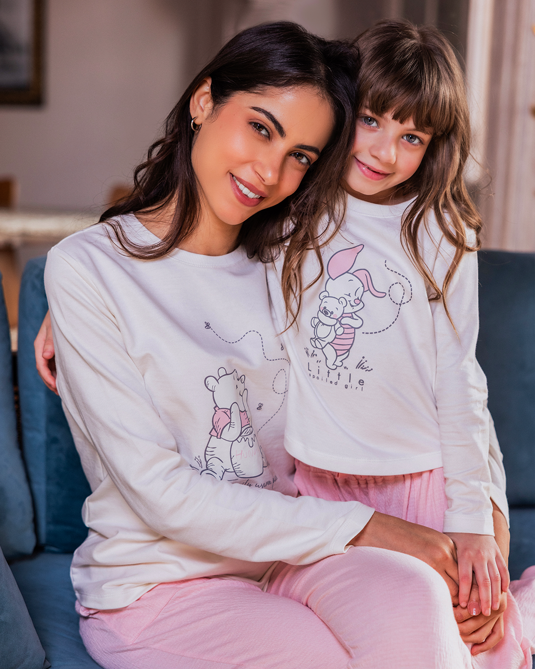 Little PiggyGirls' long sleeve pajamas