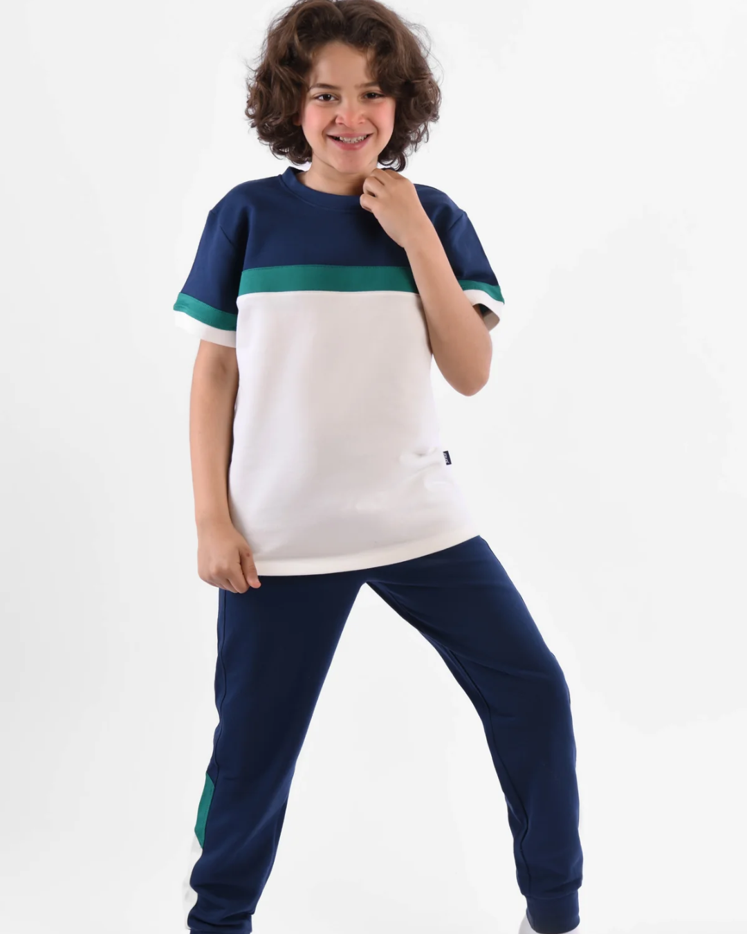 Tennis Club boys' pajamas, printed T-shirt and pants