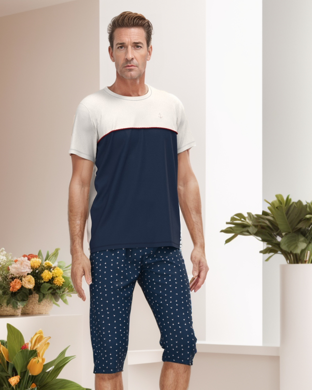 Sailor Men's cotton Pajama