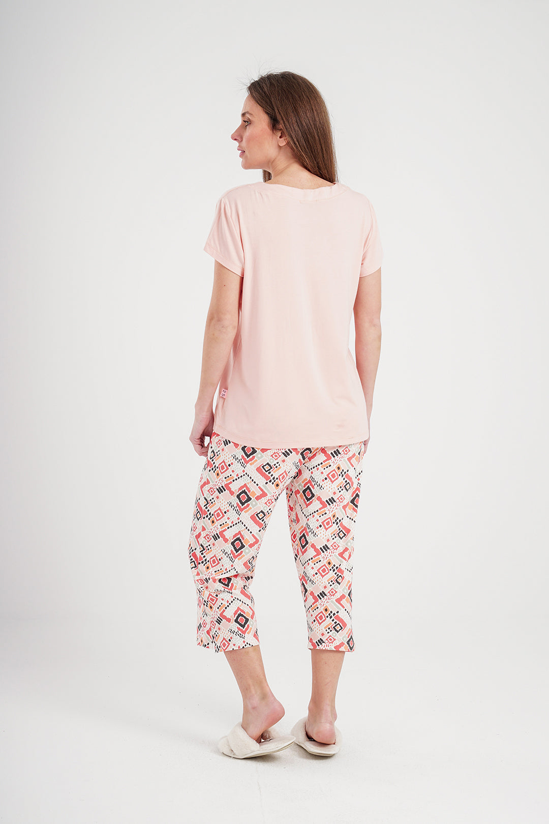 Abstract women's pajamas with viscose pentacore