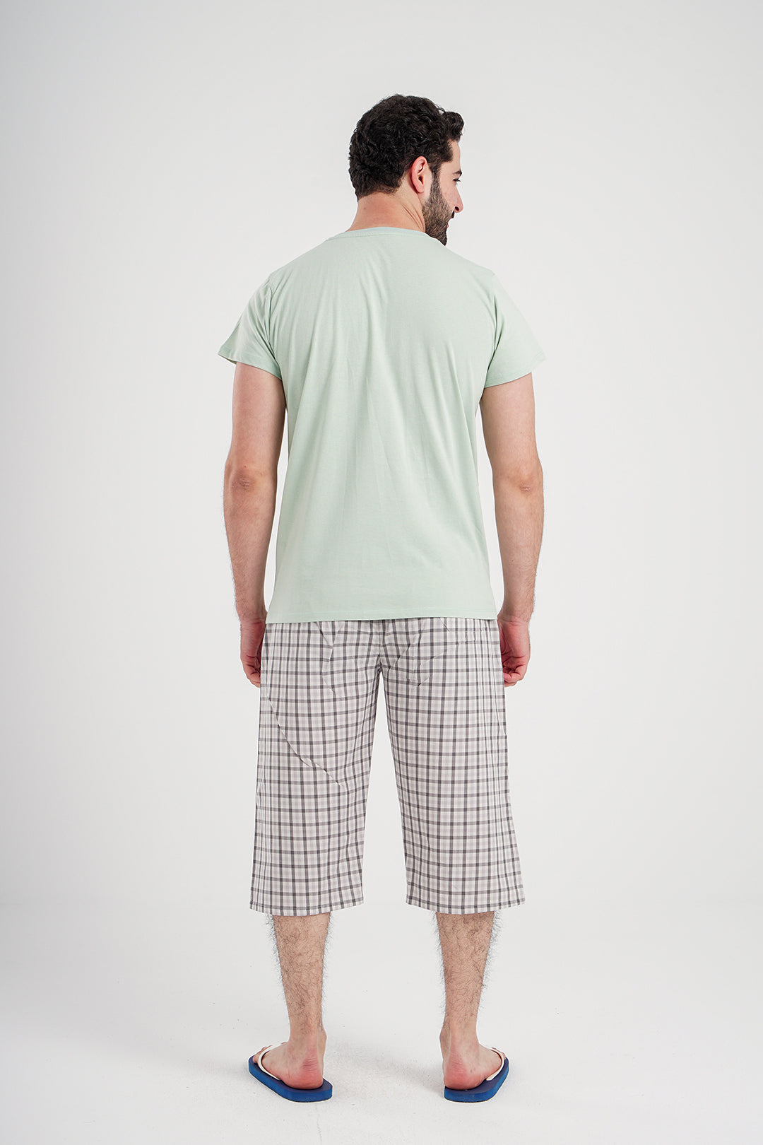 CALI Men's Pentacore Check Pajamas