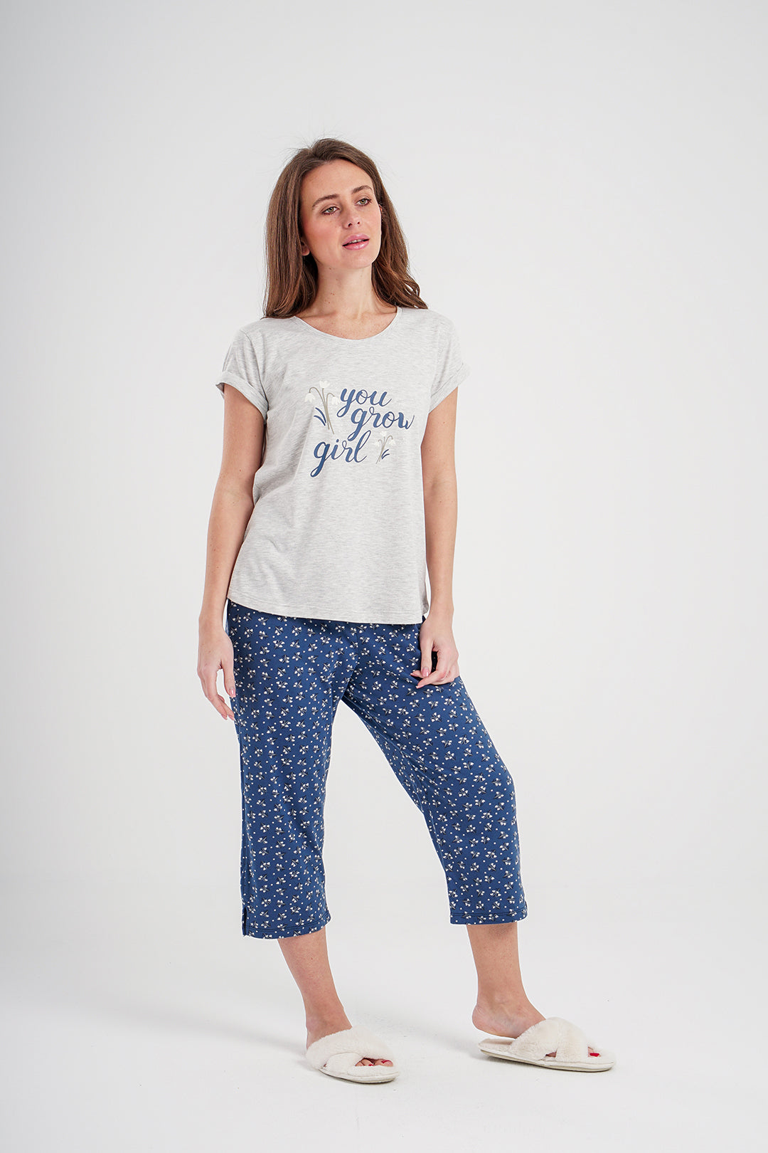 Women's pentacour printed pajamas