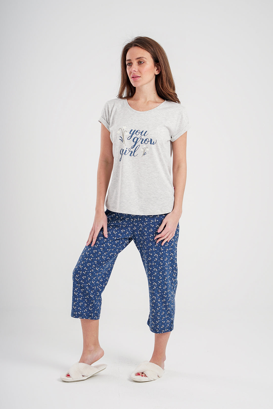 Women's pentacour printed pajamas