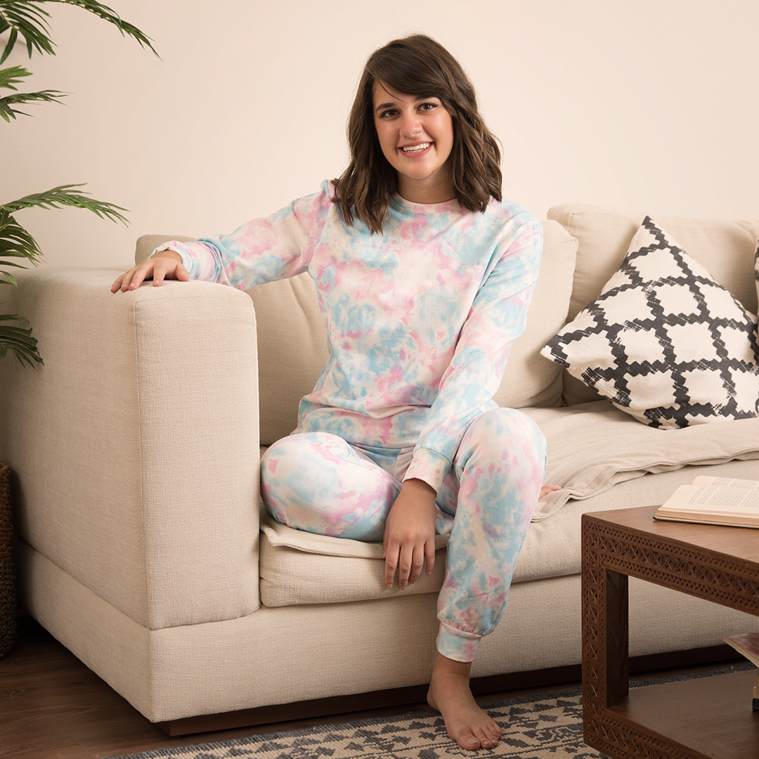 Round pajamas for women tie day