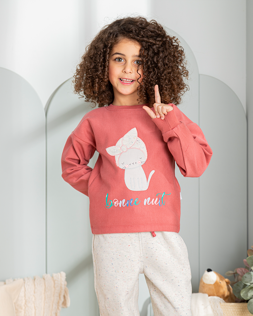 cherie girls embroidered set