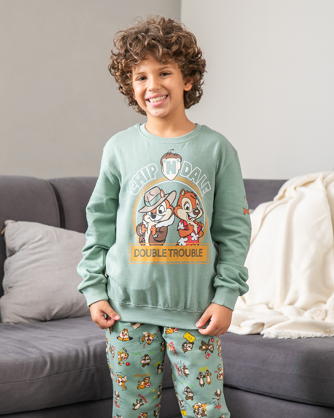  children's pajamas, jersey, squirrels
