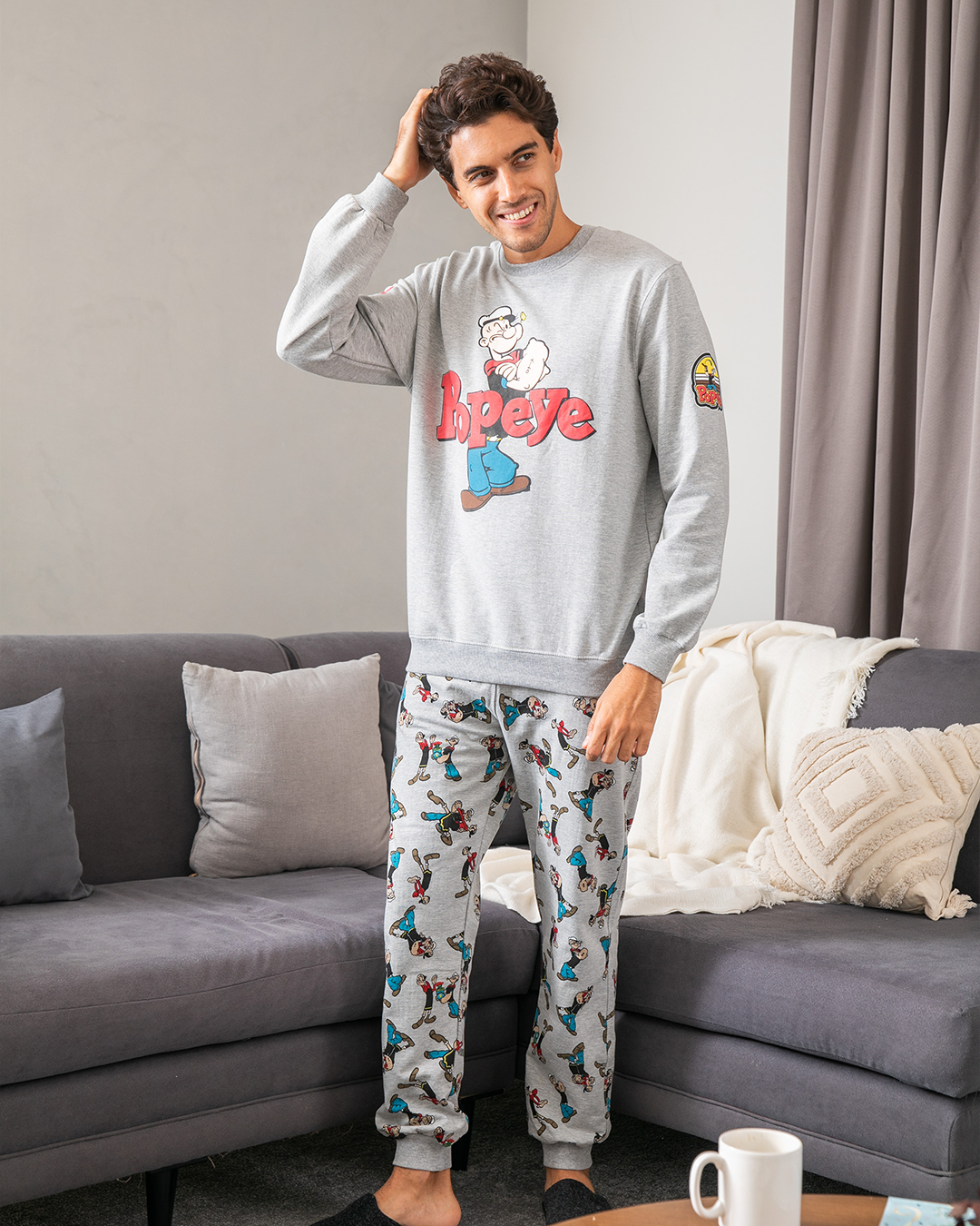 Popeye men's pajamas