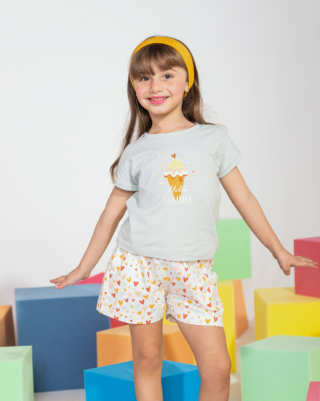ice cream Pajama shorts for my children and girls