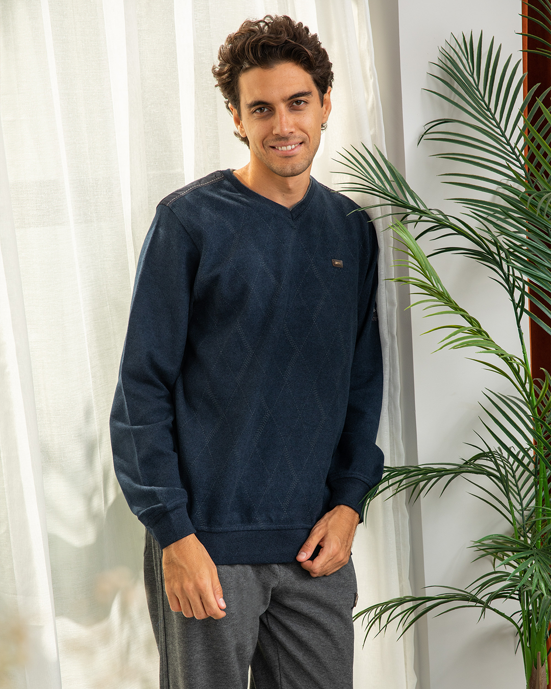 Men's cashmere pajamas