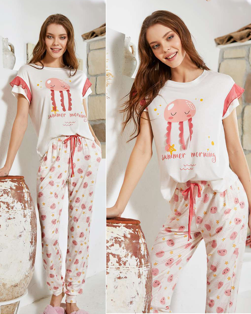 summer morning Women's pajama pants